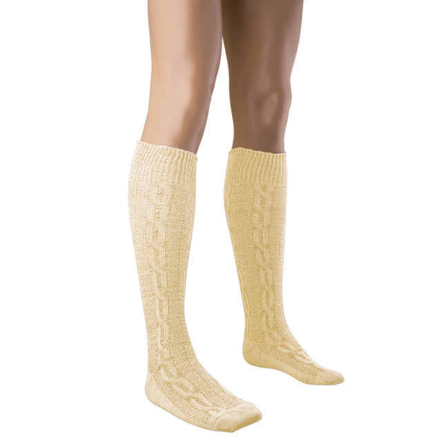 Funny Fashion Tiroler sokken gebroken wit 40cm