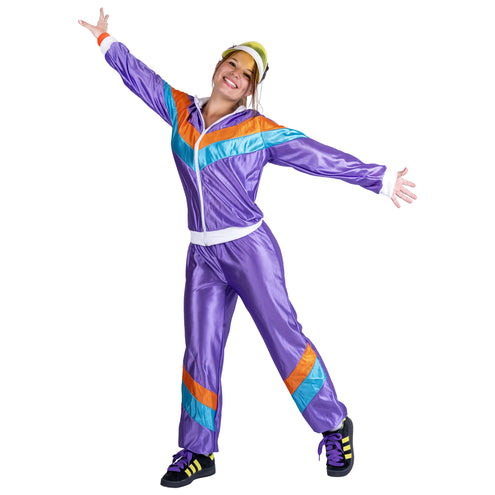 Funny Fashion Trainingspak Rudie paars