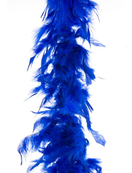 Funny Fashion Veren boa in donkerblauw 45gr