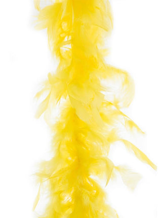 Funny Fashion Veren boa in geel 45gr