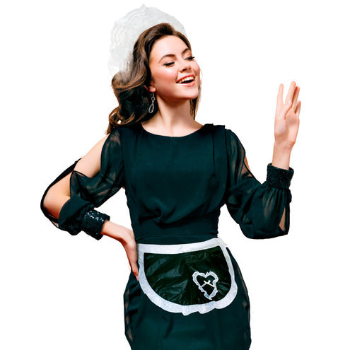 Funny Fashion Verkleedset kamermeisje schoonmaakster