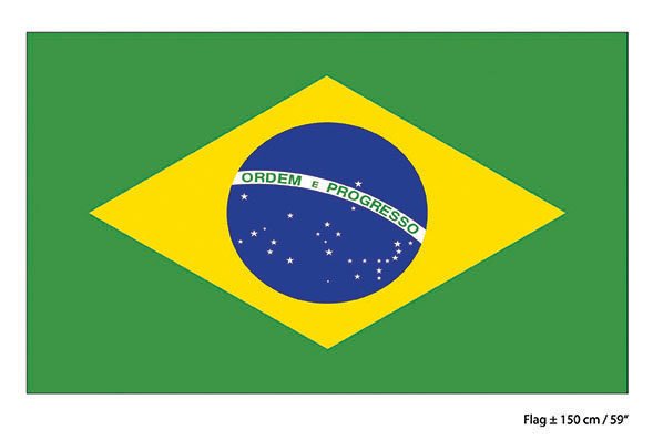 Funny Fashion Vlag Brazilië