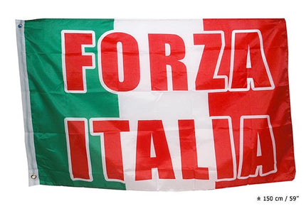 Funny Fashion Vlag Forza Italia