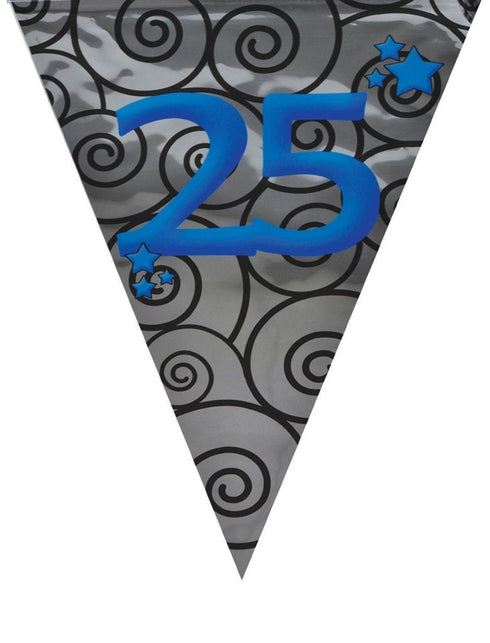 Funny Fashion Vlaggenlijn slinger cijfer 25 5mtr.