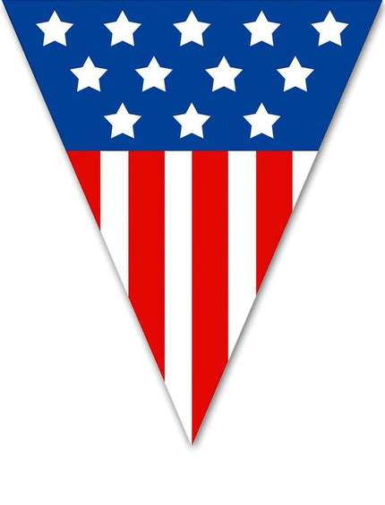 Funny Fashion Vlaggenlijn  USA 5mtr.