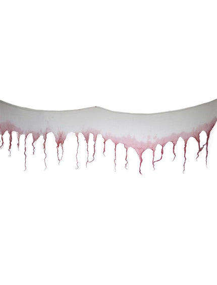 Funny Fashion Wanddoek decoratie met nep bloed 4m