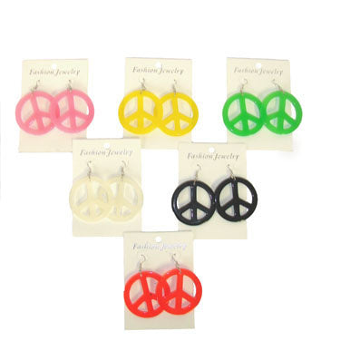 Funny Fashion Witte hippie oorbellen