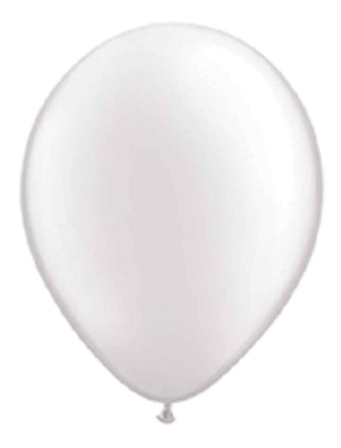 Funny Fashion Witte  latex  ballonnen 30cm