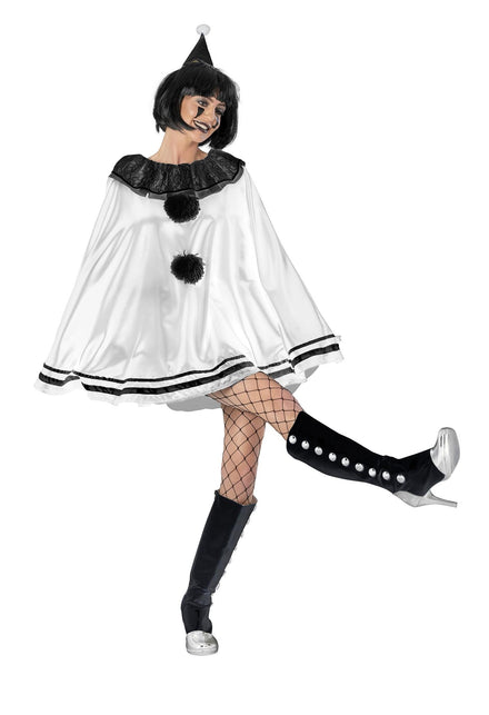 Funny Fashion Witte Pierrot Bodhi