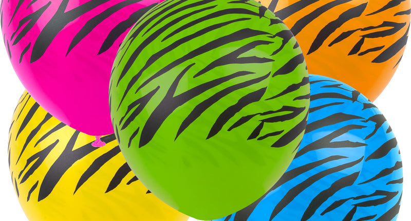 Funny Fashion Zebra print ballonnen