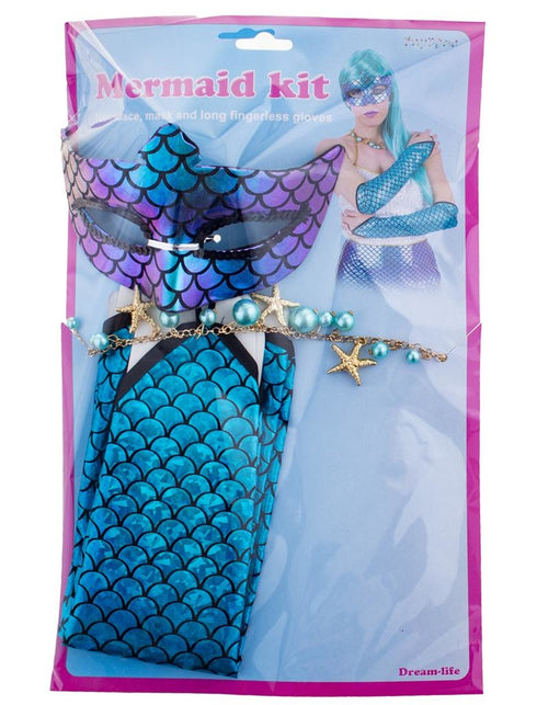 Funny Fashion Zeemeerminnen verkleed set Anne 3-delig