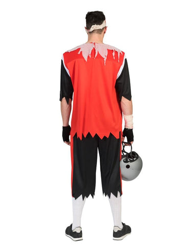 Funny Fashion Zombie AM voetballer pak