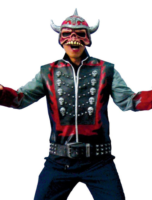 Funny Fashion Zombie biker kostuum punk