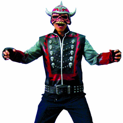 Funny Fashion Zombie biker kostuum punk