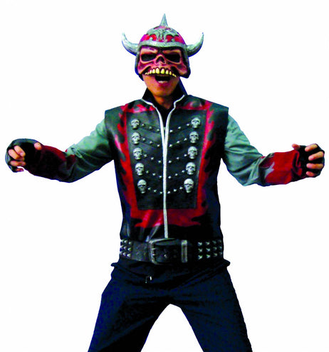 Funny Fashion Zombie biker kostuum punk