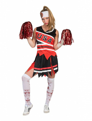 Funny Fashion Zombie cheerleader dames pak