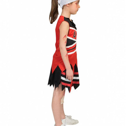 Funny Fashion Zombie cheerleader pak meisje