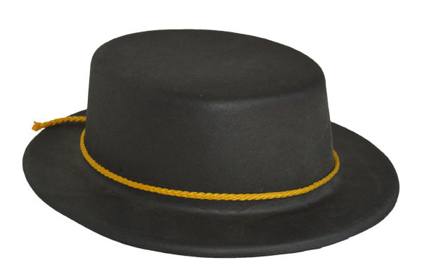 Funny Fashion Zorro hoed met geel koord volwassenen