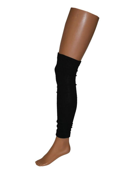 Funny Fashion Zwarte beenwarmers 70cm