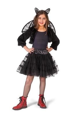 Funny Fashion Zwarte glitter petticoat Sterre kinderen