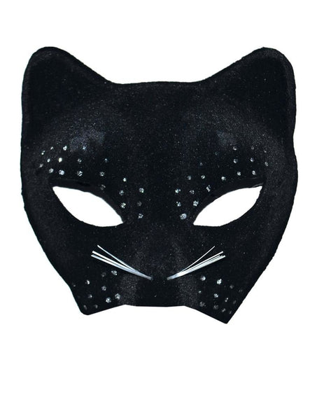 Funny Fashion Zwarte kat masker