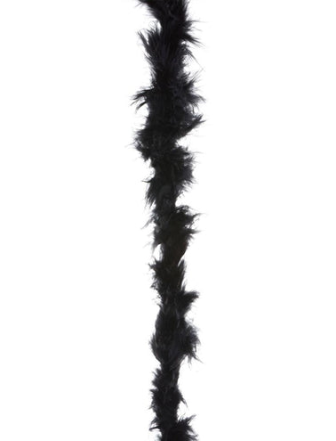 Funny Fashion Zwarte marabou boa 2mtr