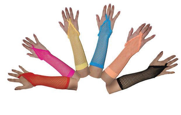 Funny Fashion Zwarte nethandschoenen handschoenen