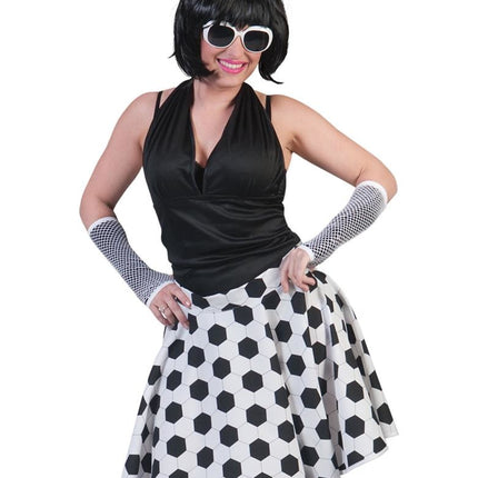 Funny Fashion Zwarte party topjes voor dames