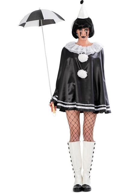 Funny Fashion Zwarte Pierrot Bodhi