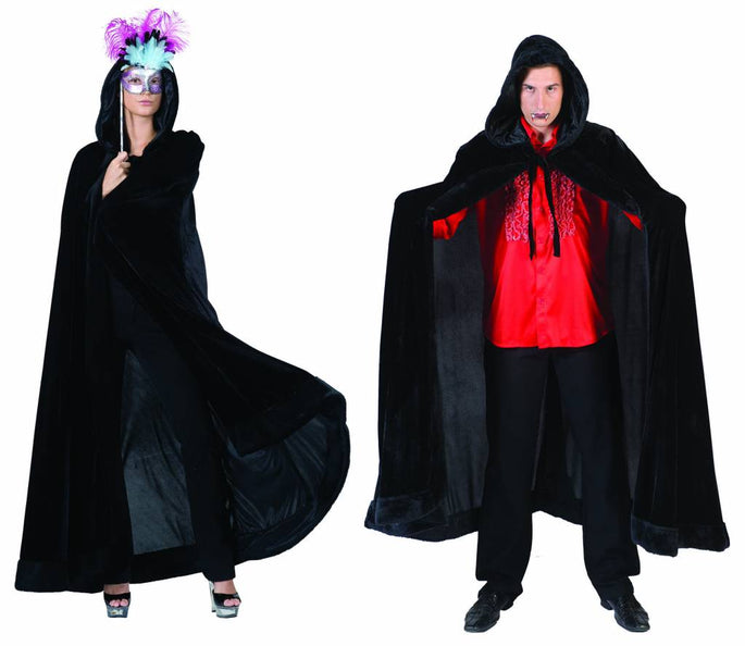 Funny Fashion Zwarte Venetiaanse cape