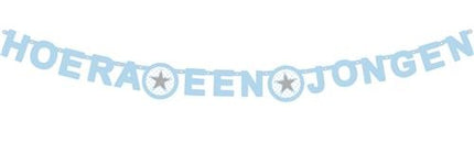 Haza Witbaard Letterslinger hoera een jongen