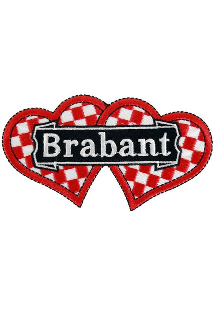 PartyXplosion Applicatie Brabant dubbel bont witte tekst