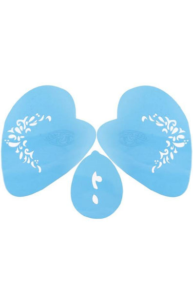 PartyXplosion Aqua schmink sjabloon fantasy prinses