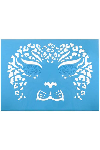 PartyXplosion Aqua schmink sjabloon leeuwin