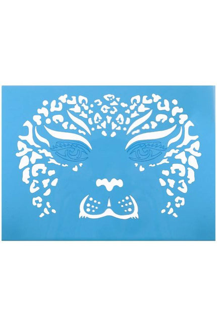 PartyXplosion Aqua schmink sjabloon leeuwin