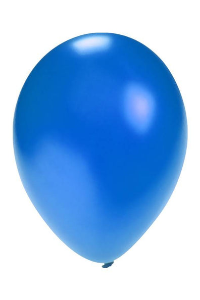 PartyXplosion Ballonnen metallic blauw  5 inch  100 stuks