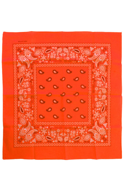 PartyXplosion Bandana Fluor oranje 53 x 53 cm