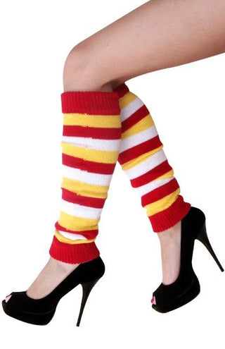 PartyXplosion Beenwarmers rood/wit/geel