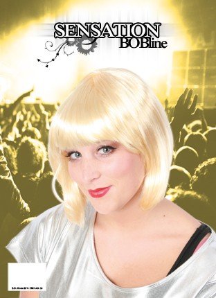 PartyXplosion Boblijn pruik blond