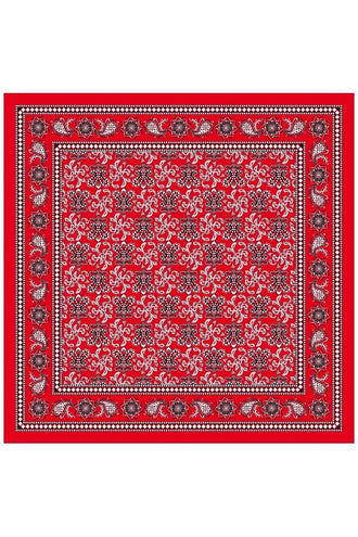 PartyXplosion Boeren zakdoek met waaier motief 63X63cm