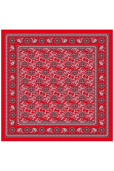PartyXplosion Boeren zakdoek met waaier motief 63X63cm