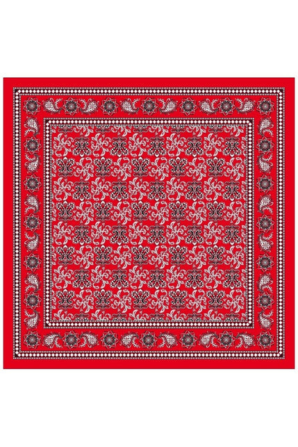 PartyXplosion Boeren zakdoek met waaier motief 63X63cm