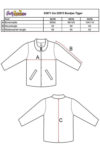 PartyXplosion Bontjas Curly wit