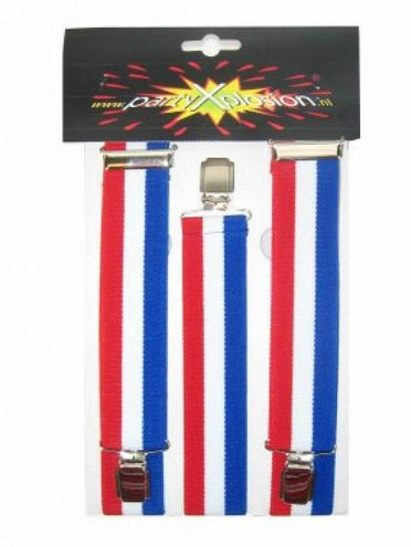 PartyXplosion Bretels Rood wit blauw Nederland
