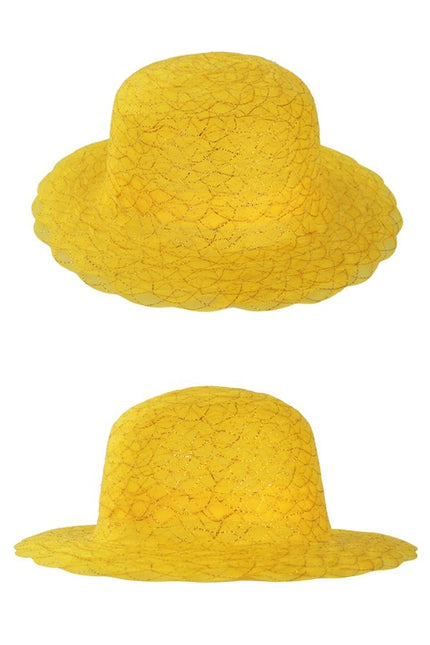 PartyXplosion Dameshoed Organza goud