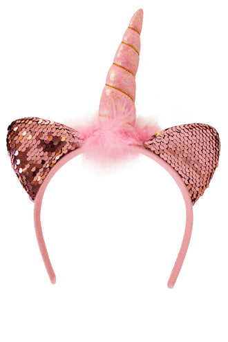 PartyXplosion Diadeem Eenhoorn glitter roze