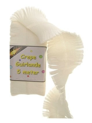 PartyXplosion Feestslingers in de kleur wit