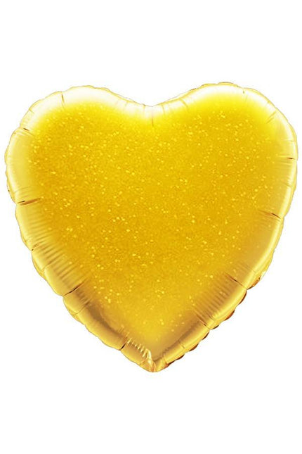PartyXplosion Folie ballon hart goud  nr. 18 45.7cm