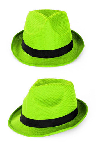 PartyXplosion Gleufhoedje populair neon groen