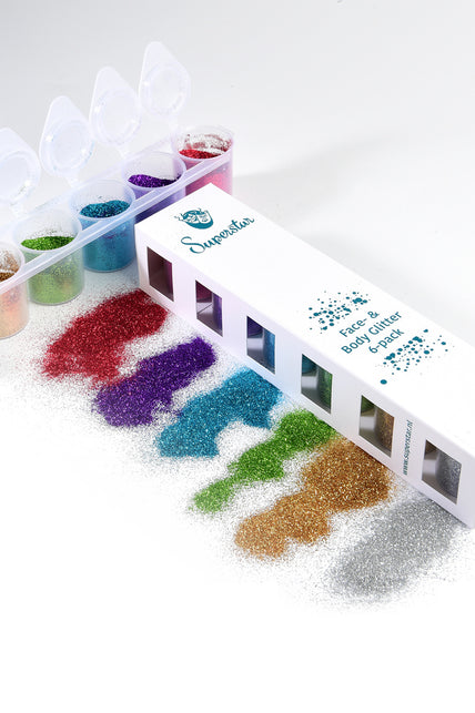 PartyXplosion Glitter sixpack superstar glitters Happy  90 ml